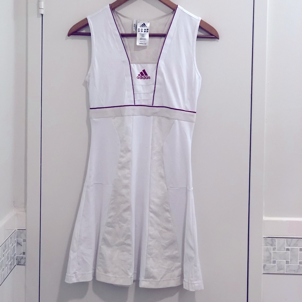 🎾 👗 Adidas Dress in White for Tennis